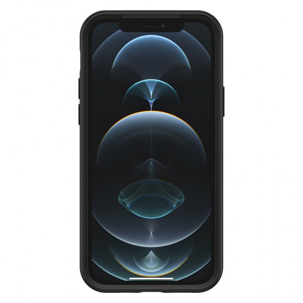 Otterbox iPhone 12/iPhone 12 Pro -kuori Symmetry Plus, musta