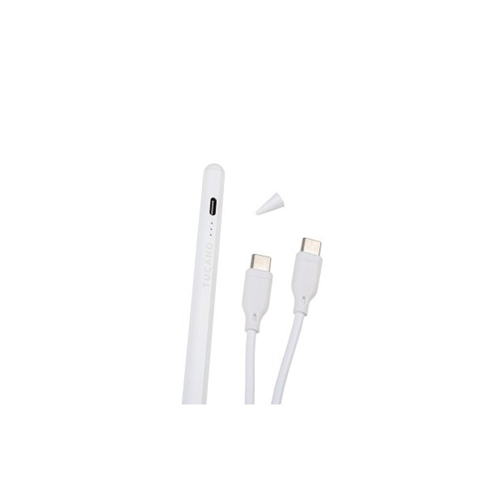 Tucano Stylus iPadille aktiivinen USB-C valkoinen