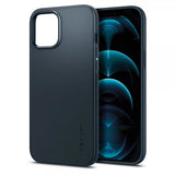 Spigen iPhone 12 Pro Max Kuori Thin Fit Metal Slate