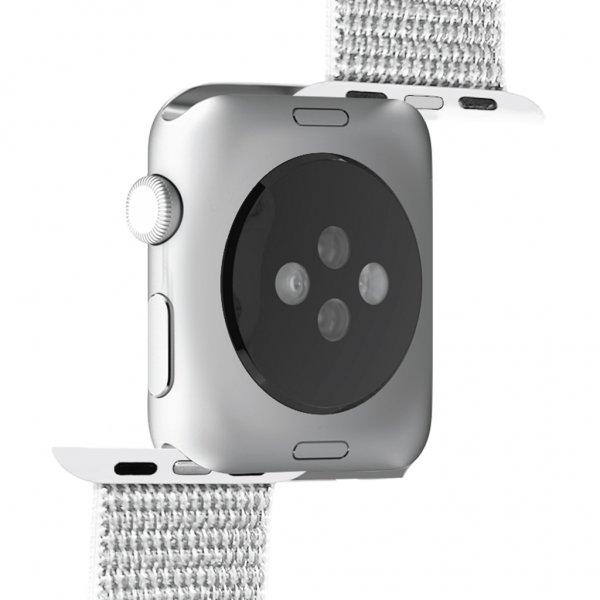 Puro Apple Watch 44/45/46mm/Apple Watch Ultra -ranneke Sport Band Ice White