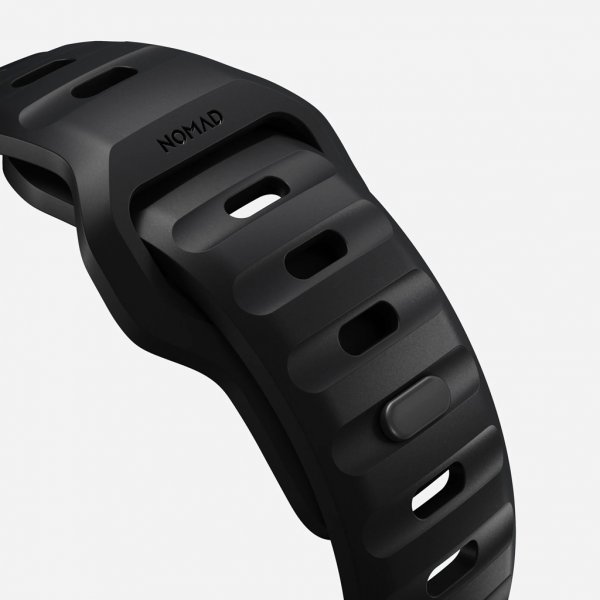 Nomad Apple Watch 44/45/46mm/Apple Watch Ultra ranneke Sport Band musta