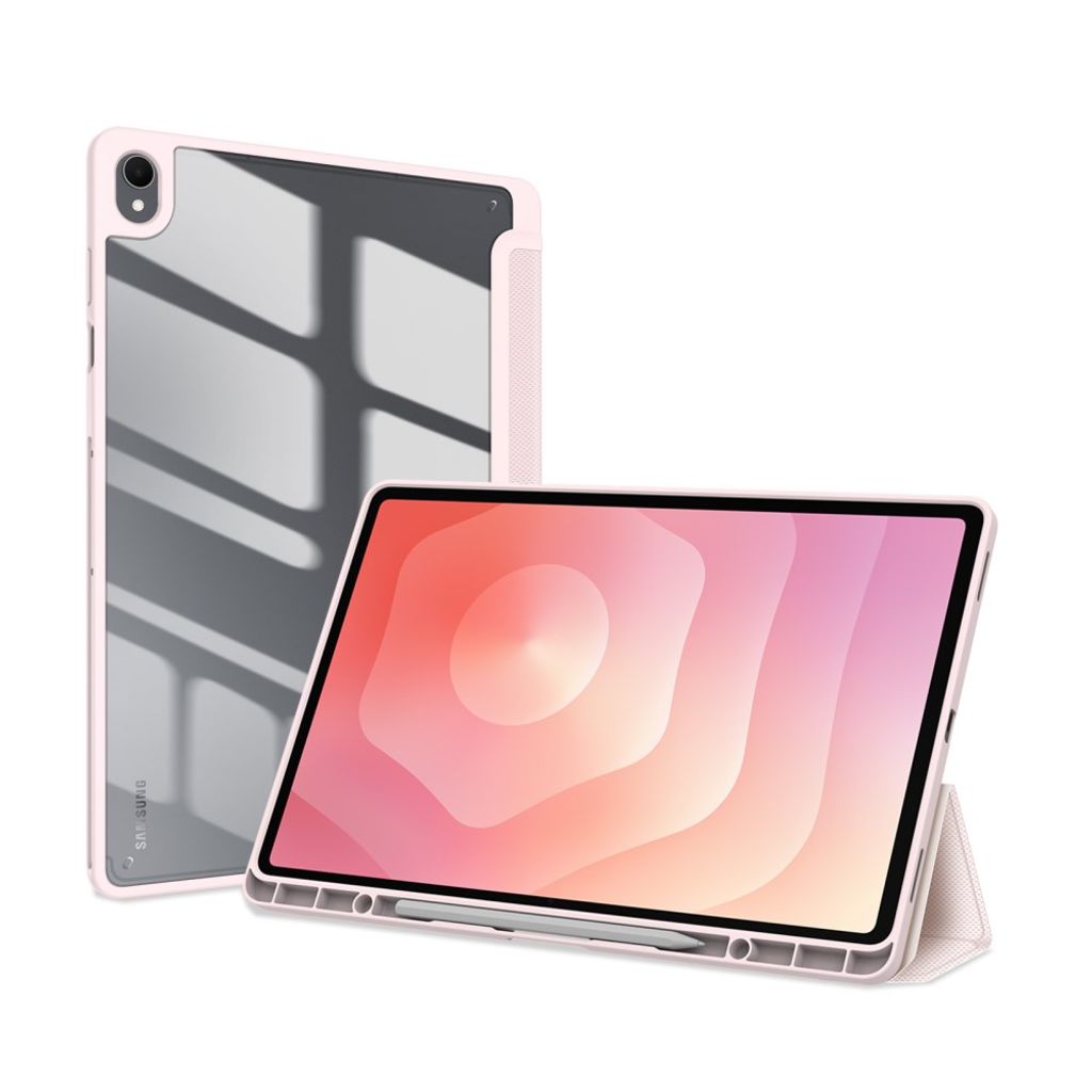 Dux Ducis Samsung Galaxy Tab S12 Plus Kotelo TOBY Series Vaaleanpunainen