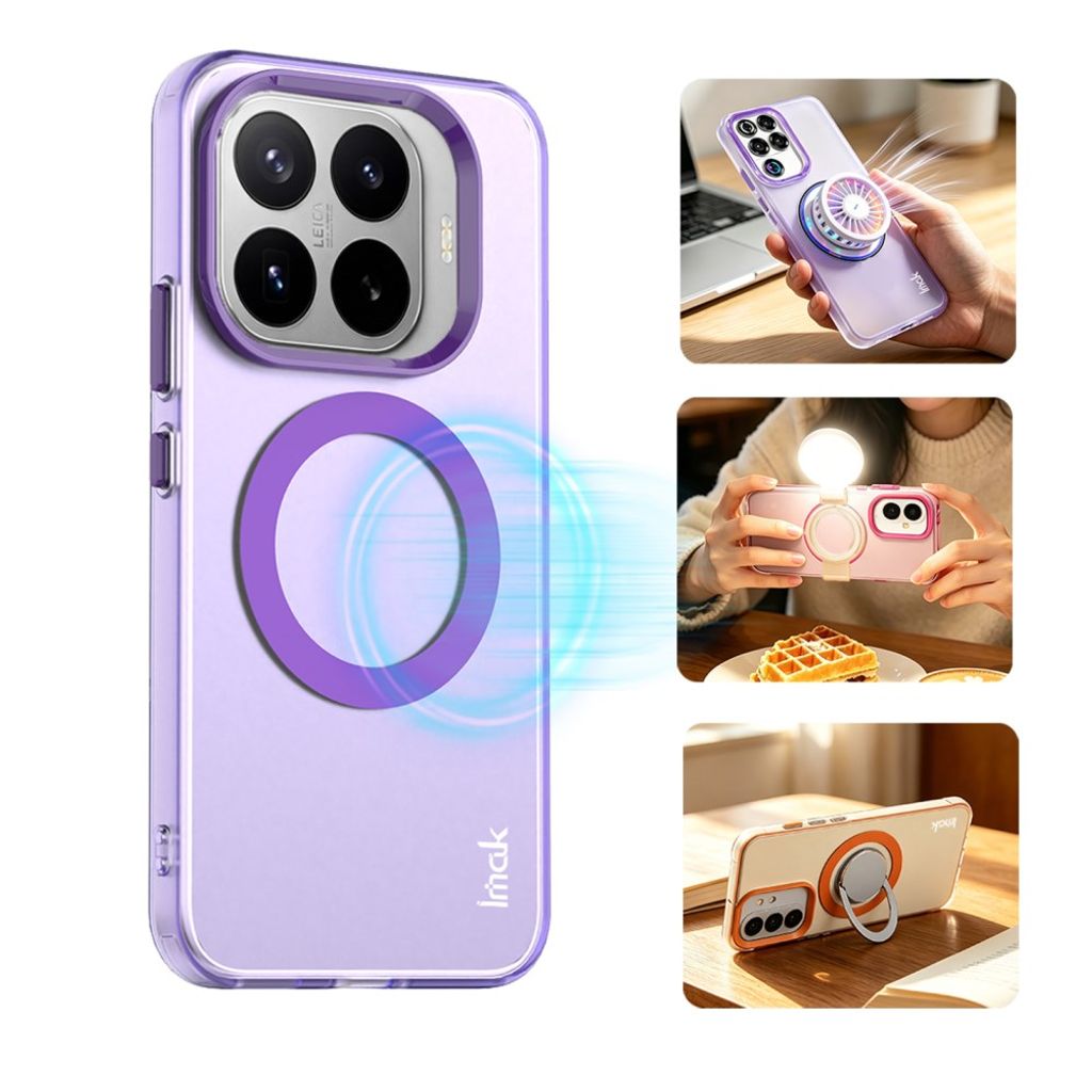 Imak Xiaomi 17T Kuori Candy Color MagSafe Violetti
