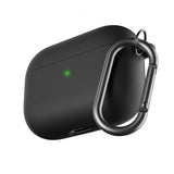KeyBudz AirPods Pro -kotelo PodSkinz HyBridShell Series Keychain Case, musta