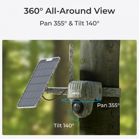 Reolink Go Series (G450) + Solar Panel 2 -riistakamera 4K 4G Camo