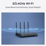 Reolink NVS12W (RLN12W) 12-kanavainen Wi-Fi 6 NVR -tallennin