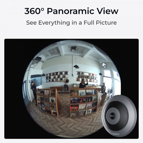 Reolink RE-P Fisheye -sarjan (P520) sisäkäyttöön tarkoitettu PoE-kamera