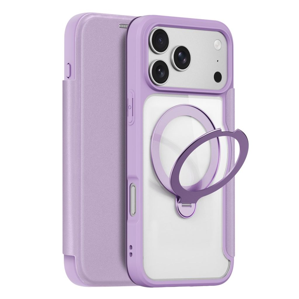 Dux Ducis iPhone 17 Pro Max/18 Pro Max Kotelo Skin X Pro Series Kickstand MagSafe Violetti