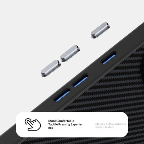 ABEEL Google Pixel 11 Kuori Hiilikuiturakenne MagSafe Musta