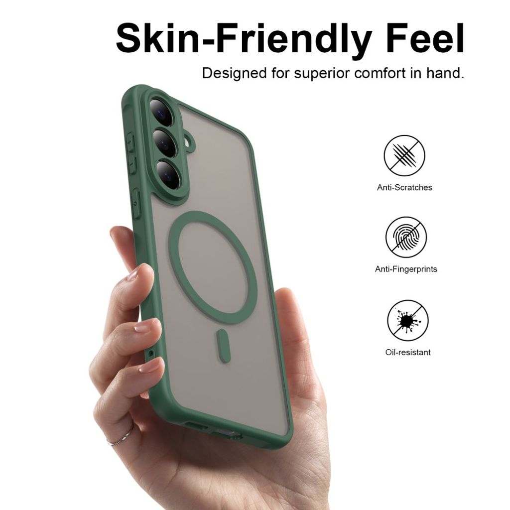 Samsung Galaxy S26 FE Kuori Frostad MagSafe Vihreä