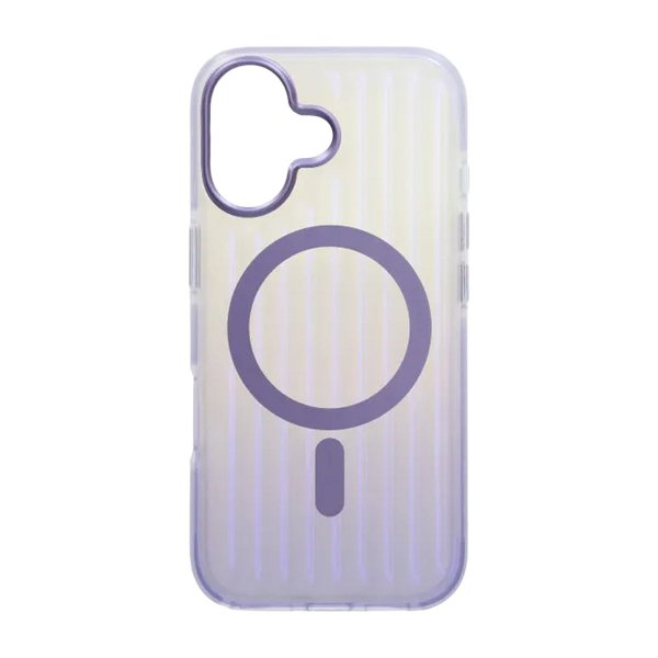 iPhone 17 Kuoret Aaltopahvi MagSafe Vaalea Lila