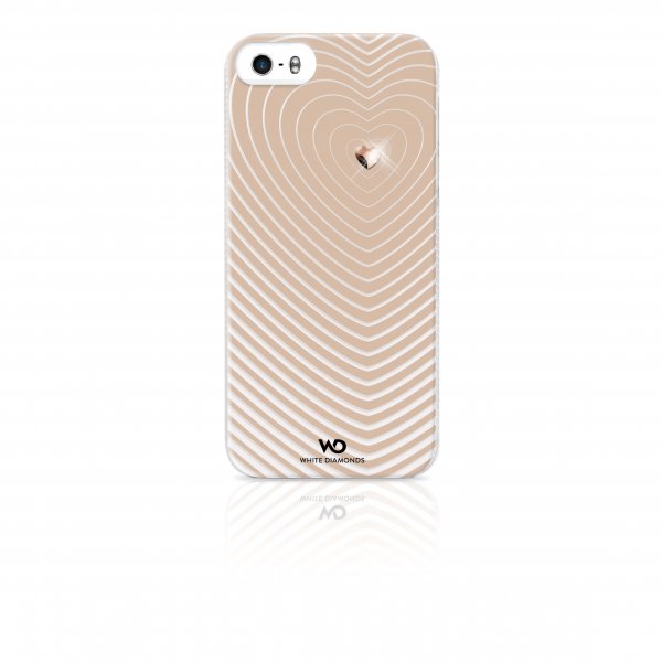 White Diamonds iPhone 5/5S/SE 2016 Suojakuori Heartbeat Kulta