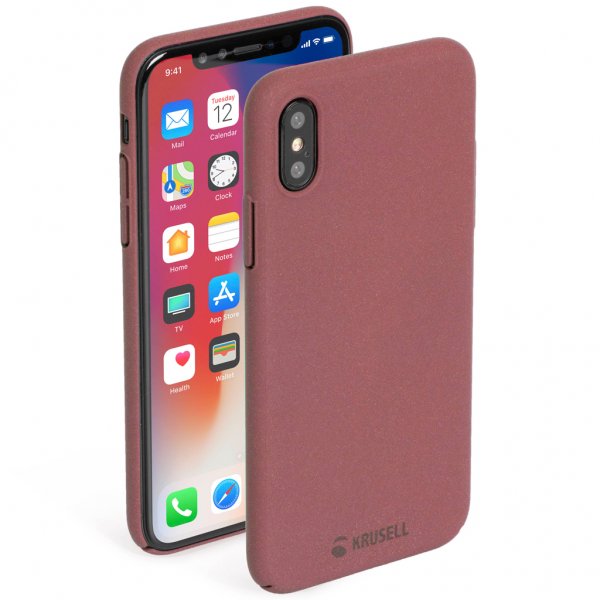 Krusell iPhone X/Xs -kuoret Sandby Cover Rust