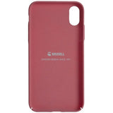Krusell iPhone X/Xs -kuoret Sandby Cover Rust
