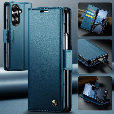 CaseMe Samsung Galaxy Z Fold 8 Ultra Kotelo 023 Series Sininen