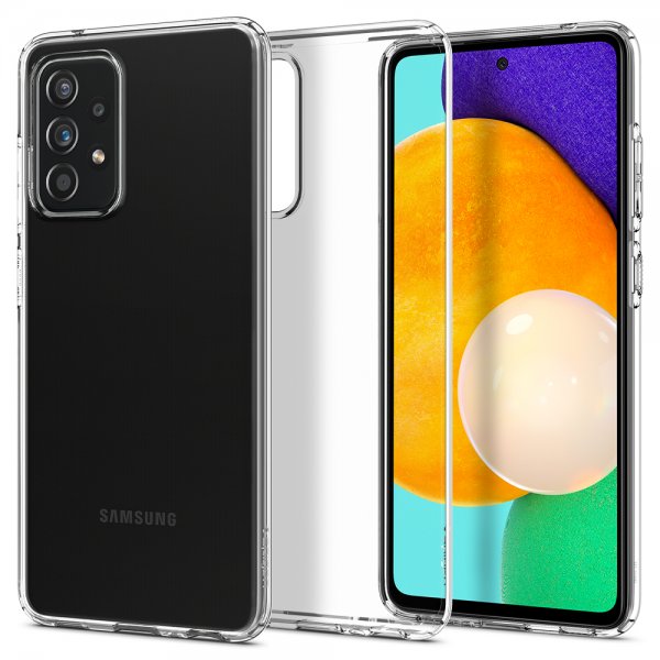 Spigen Samsung Galaxy A52/A52s 5G Liquid Crystal -suojakuori, kirkas