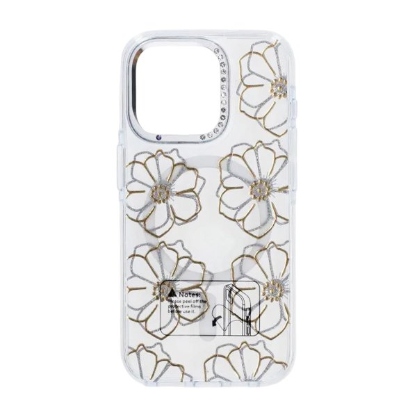 iPhone 15 Pro Kuoret Kuvio MagSafe Kukat