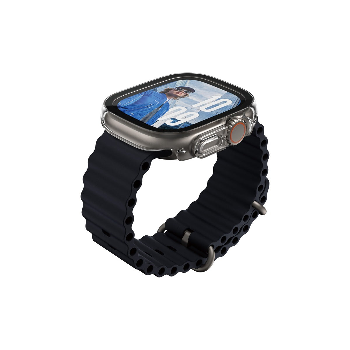 PanzerGlass Apple Watch Ultra 49mm Kuori Näytönsuojalla Full Body Kirkas