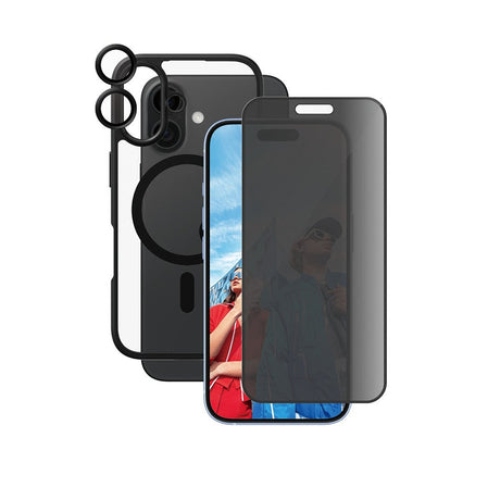 PanzerGlass iPhone 16 3-in-1 -suojapaketti Privacy