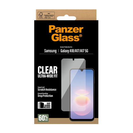 PanzerGlass Samsung Galaxy A18 Näytönsuoja Ultra-Wide Fit EasyAligner