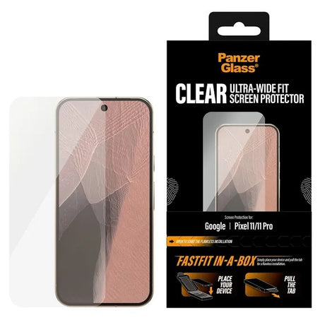 PanzerGlass Google Pixel 11/Pixel 11 Pro Näytönsuoja Ultra-Wide Fit Fastfit