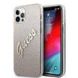 Guess iPhone 12 Pro Max Kuori Vintage Gradient Kulta