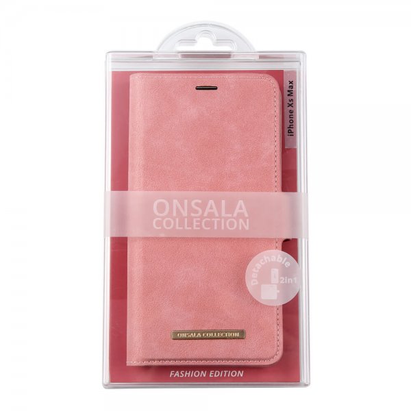 Onsala iPhone Xs Max -suojakuori Fashion Edition Irrotettava kuori Dusty Pink