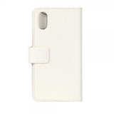 Onsala iPhone X/Xs -suojakotelo, Fashion Edition, irrotettava kuori, Saffiano, valkoinen