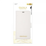 Onsala iPhone 11 Pro Max suojakuori Fashion Edition irrotettavalla Saffiano-kuorella, valkoinen