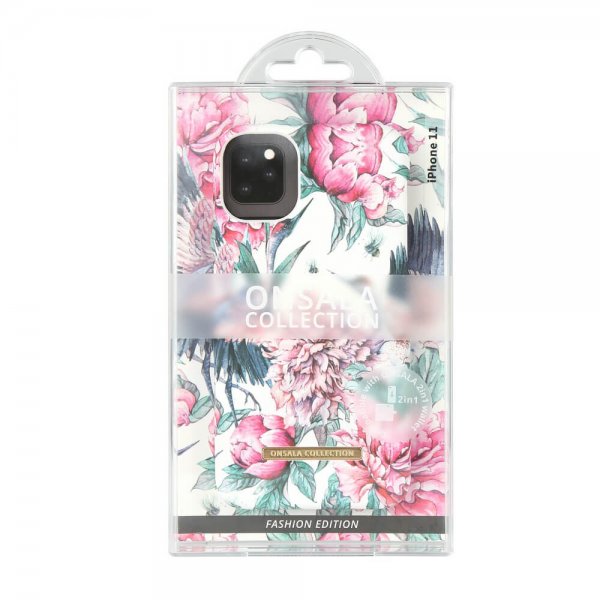 Onsala iPhone 11 -suojakuori Fashion Edition Pink Crane