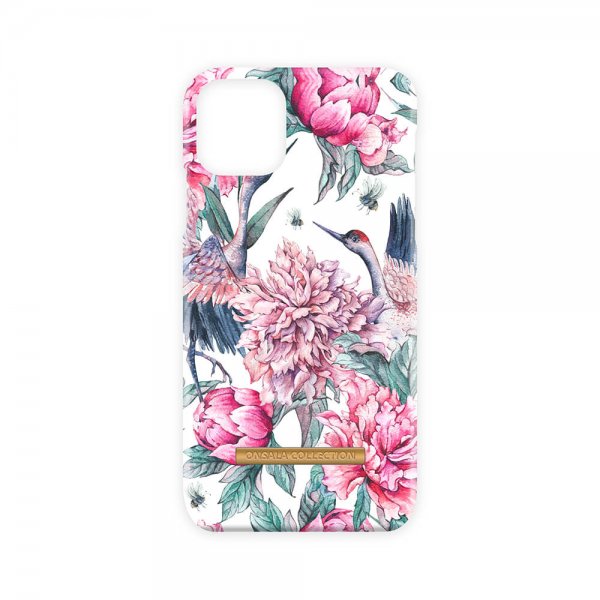 Onsala iPhone 11 Pro Max Fashion Edition Pink Crane -suojakuori