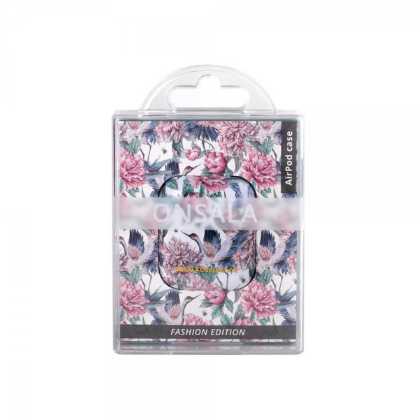 Onsala AirPods 1/2 Kuoret Fashion Edition Pink Crane