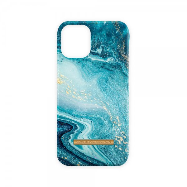Onsala iPhone 13 Mini Suojakuori Fashion Edition Blue Sea Marble