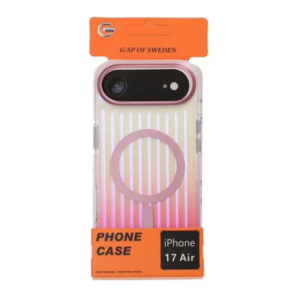 iPhone Air Kuori Kourutettu MagSafe Pinkki