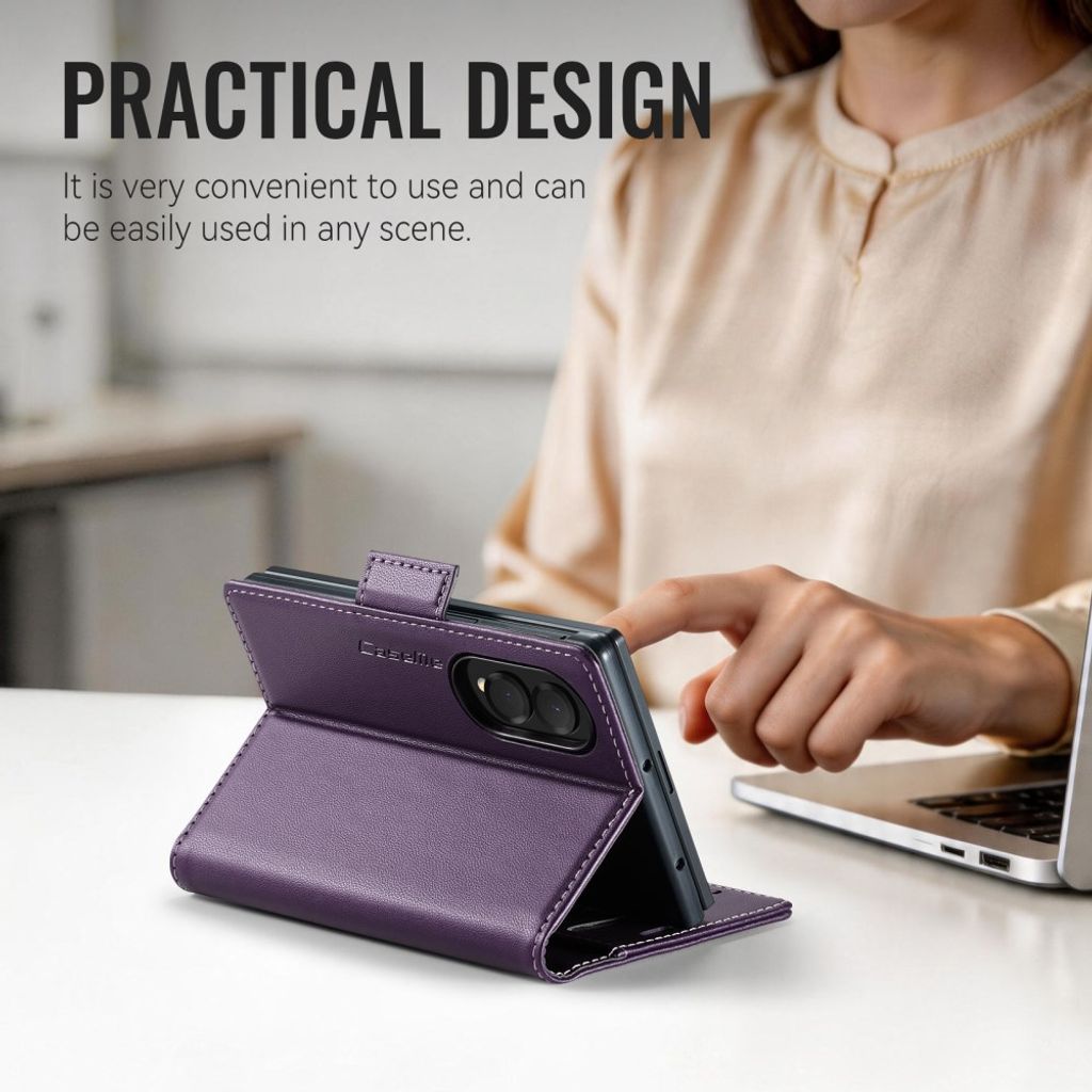 CaseMe Samsung Galaxy Z Fold 8 Kotelo 023 Series Violetti