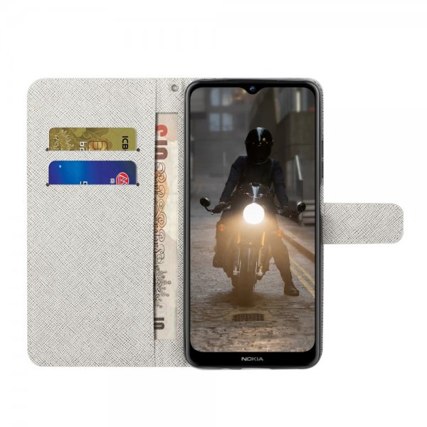 Nokia 2.4 Kotelo Kissa puussa -kuvio