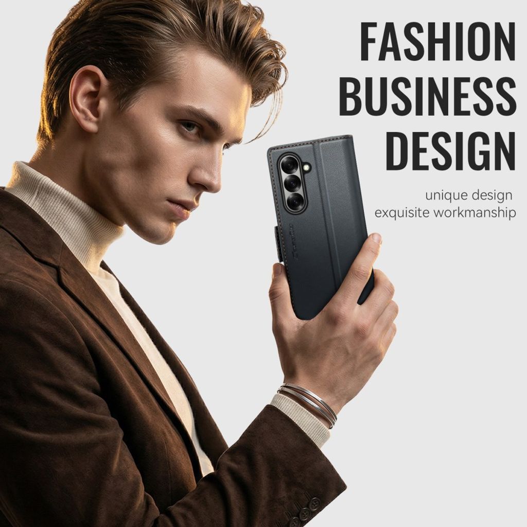 CaseMe Samsung Galaxy Z Fold 8 Ultra Kotelo 023 Series Musta
