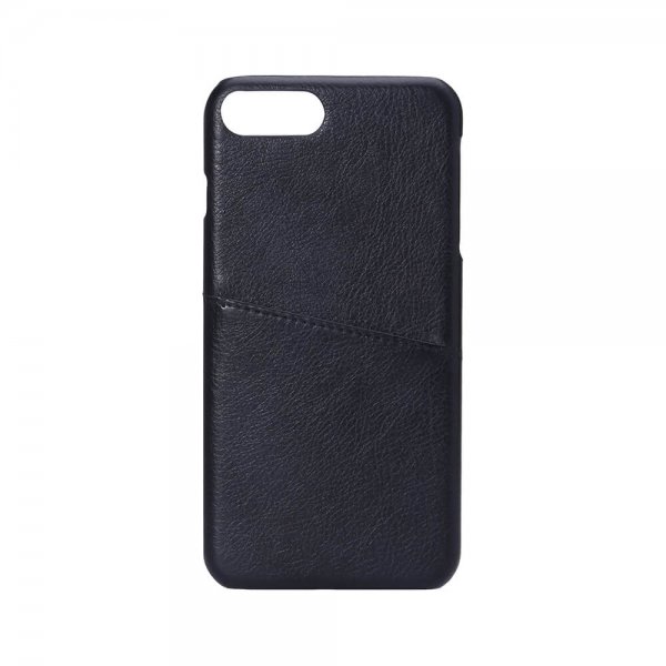 Onsala iPhone 6/6S Plus/iPhone 7 Plus/iPhone 8 Plus -kuori korttipaikalla, musta