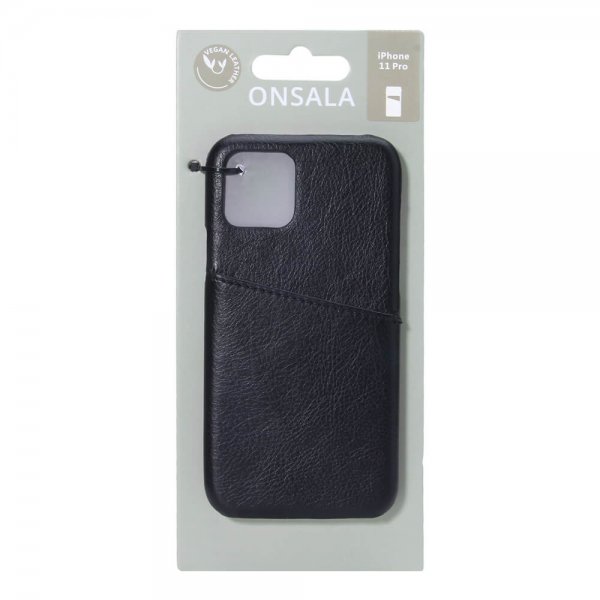 Onsala iPhone 11 Pro Kuori korttipaikalla Musta