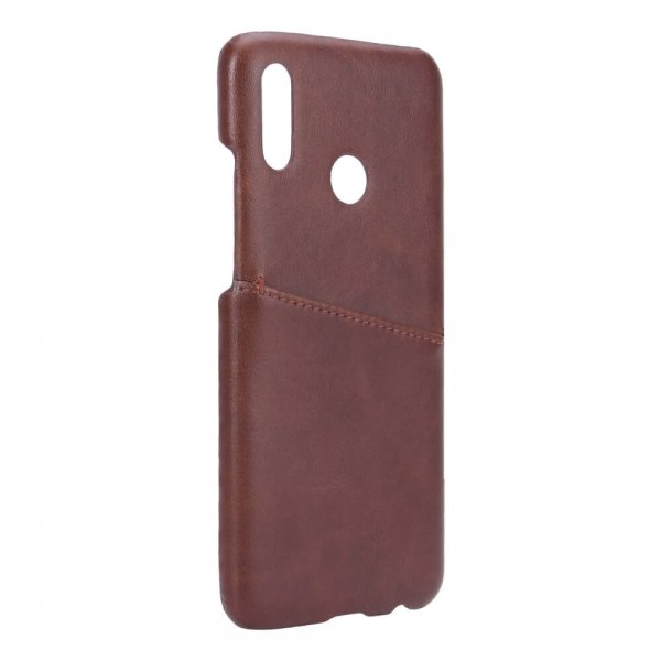 Onsala Huawei P Smart 2019 Kuori, jossa korttipaikka, ruskea