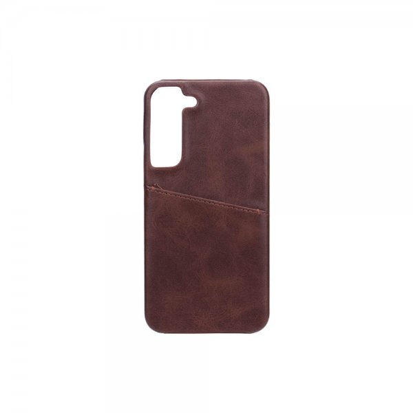 Onsala Samsung Galaxy S22 Kuori korttipaikalla Ruskea