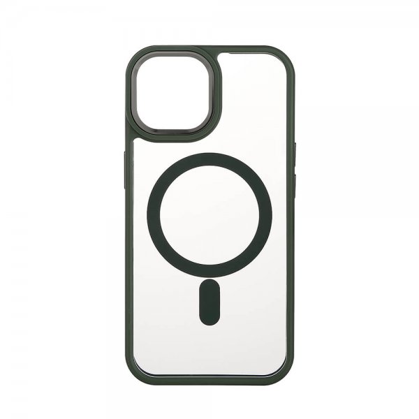 Onsala iPhone 15 -kuori Bumper MagSeries, vihreä