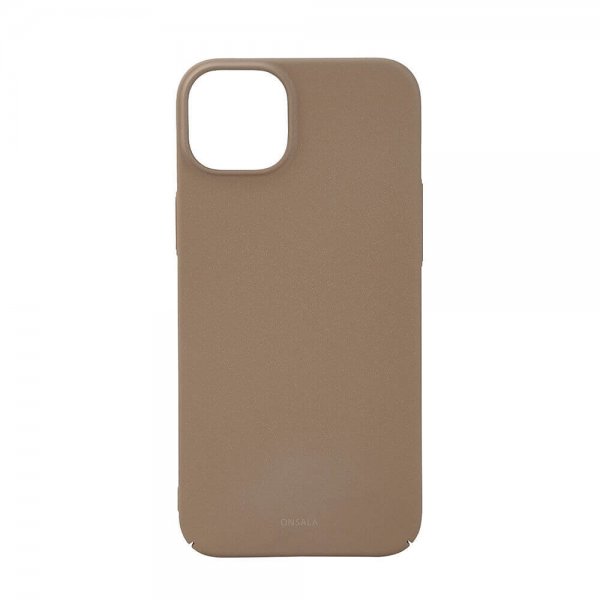 Onsala iPhone 15 Plus Ultraslim -kuori Sand Burst Beige