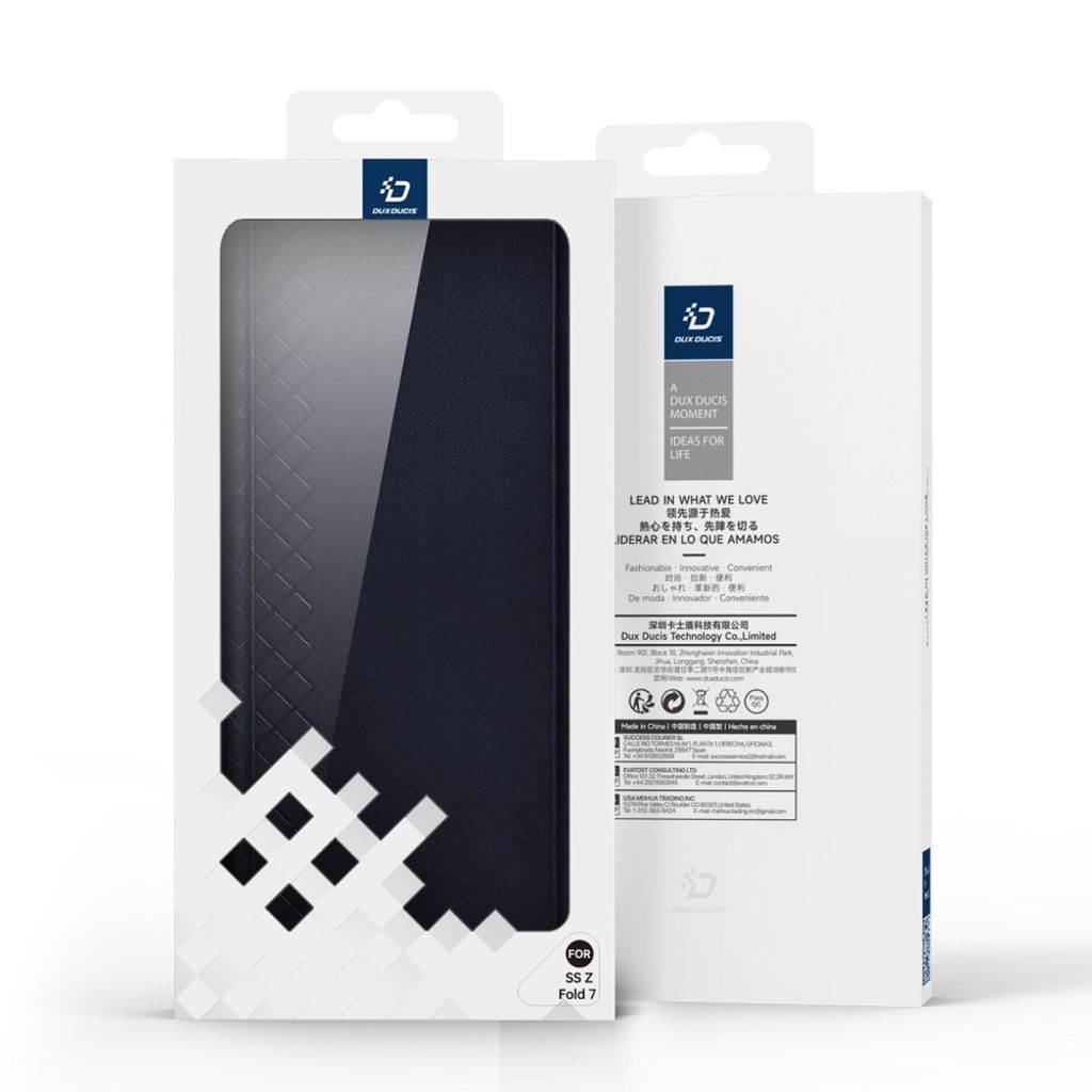 Dux Ducis Samsung Galaxy Z Fold 7 Kotelo Bril Series Sininen