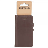Buffalo iPhone 11 -kotelo 2in1 Magneettikotelo Ruskea