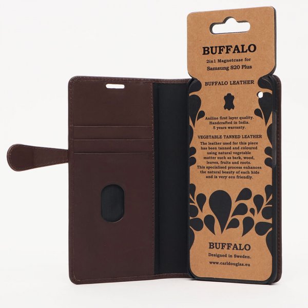 Buffalo Samsung Galaxy S20 Plus Kotelo 2in1 Magnet Case Ruskea
