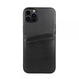 Buffalo iPhone 14 Plus -suojakuori, jossa korttipaikat, musta