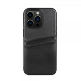 Buffalo iPhone 14 Pro Kuori Takakansi Korttipaikoilla Musta
