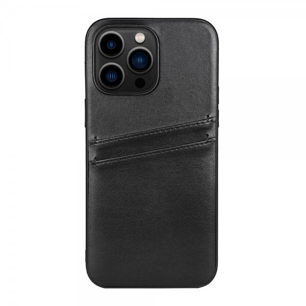 Buffalo iPhone 14 Pro Max Kuori Takakuori korttipaikoilla Musta