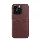 Buffalo iPhone 14 Pro Kuori Korttipaikoilla Ruskea